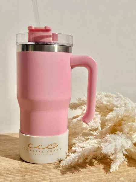 Macaron Pink Stainless Steel Tumbler