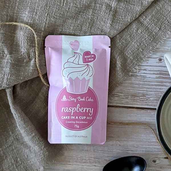 CAKE IN A MUG - Raspberry