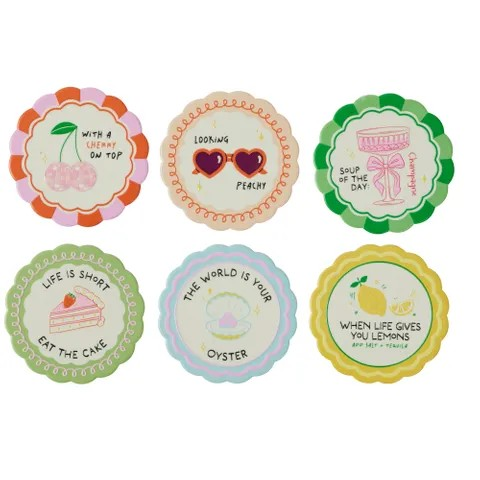 Proverb Ceramic Coasters - Assorted