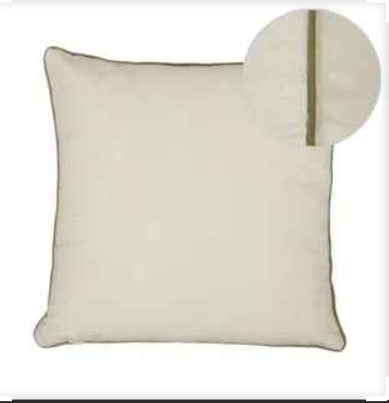 Jane Olive Linen & Cotton Cushion