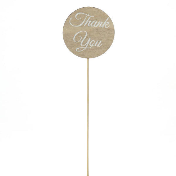 'Thank You' Flower or Gift Stick