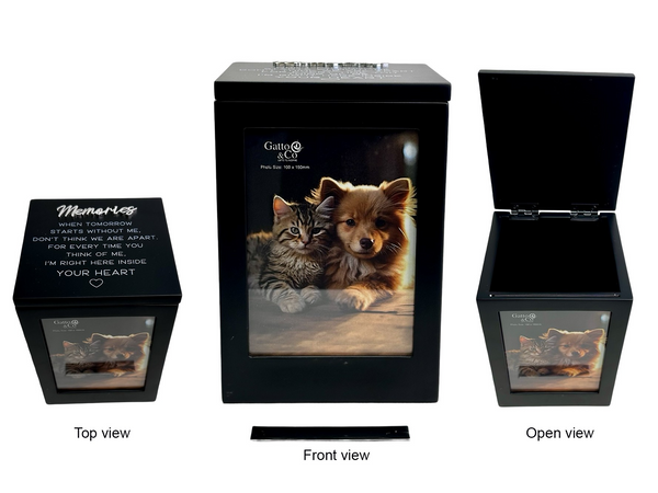 Pet keepsake Box Black