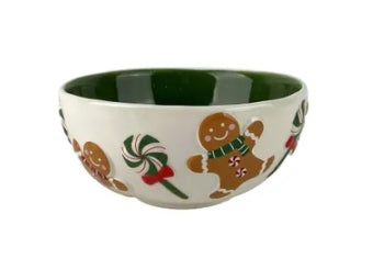 Ceramic Gingerbread Bowl