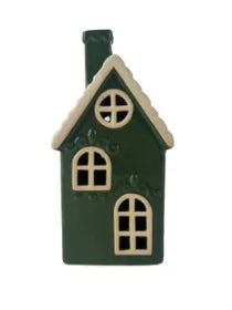 Green Ceramic House Decoration