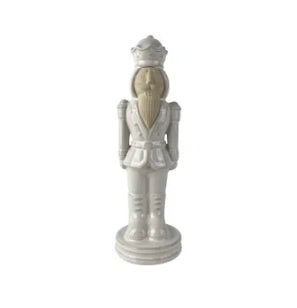 White Ceramic Nutcracker (Medium)