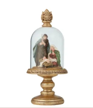 Nativity Scene in Cloche