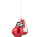 Red Boxing Gloves Glas Ornament