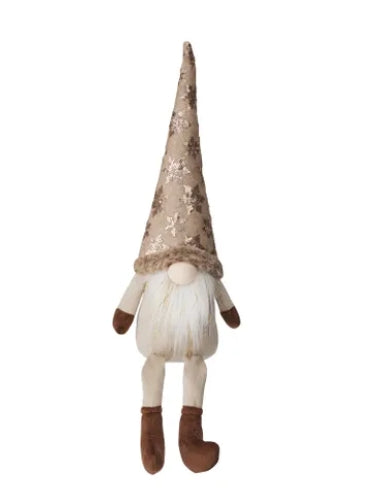 Gnome Dangly Legs with Snowflake Hat