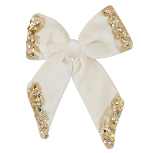 Embelished Bow with Clip