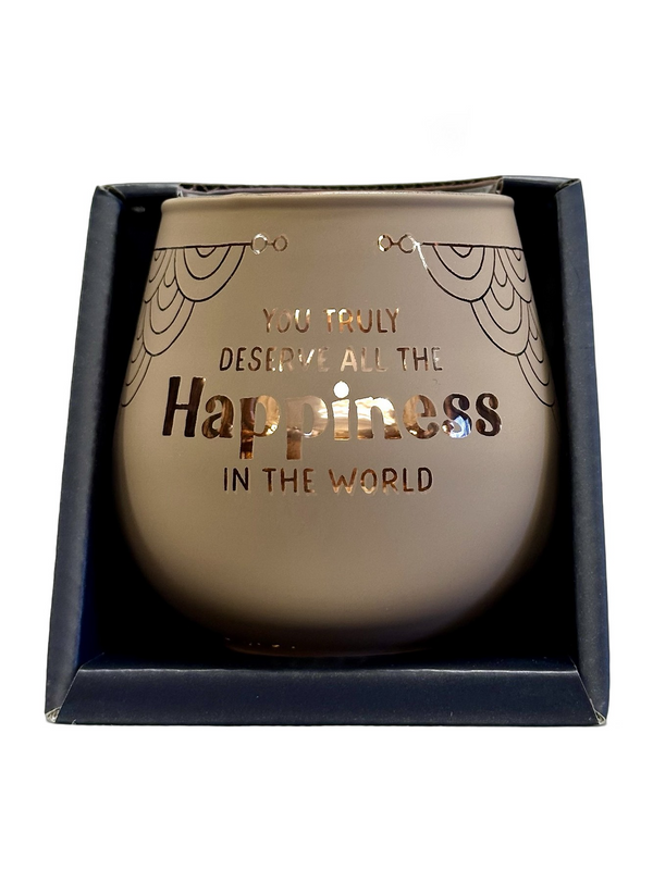 Mirror Candle Holder - Happiness