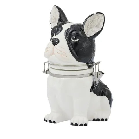 Frenchie Ceramic Storage Jar