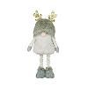 Fabric Christmas Standing Gnome With Antler Ears