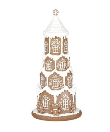 Tall Brown Gingerbread House