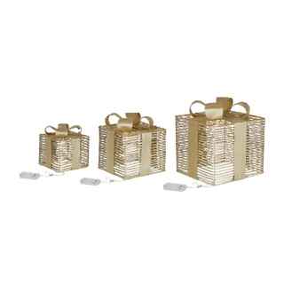 Set of 3 Large LED Gift Boxes