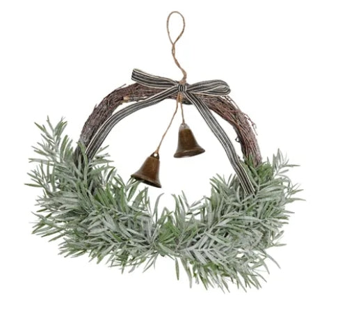 Green Leaf & Bell Wreath