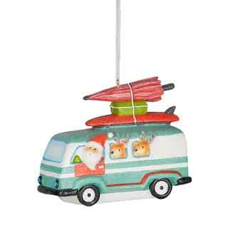 Santa, Deer and Kombi Tree Ornament