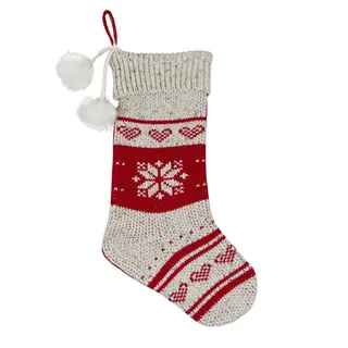 Christmas Snowflake Stocking