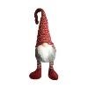 Plush Red and Grey Sitting Hairy Santa (Small)