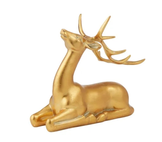 Gold Laying Deer