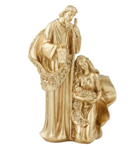 Gold Nativity Scene
