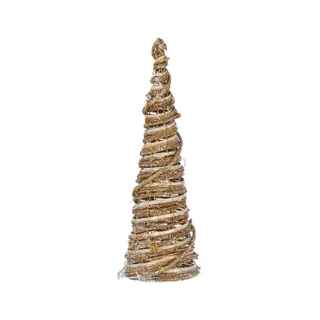 LED Rattan Cone Christmas Tree (Small)