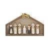 Nativity Scene Natural Wood