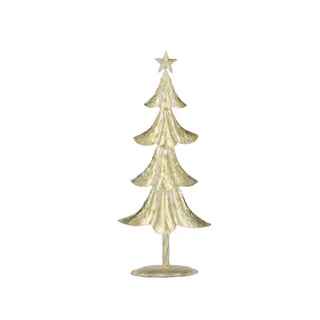 Christmas Tree Metal Gold