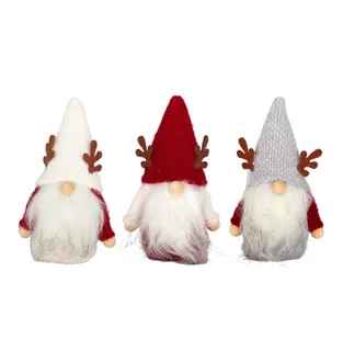 Set of 3 Antler Gnomes Fabric