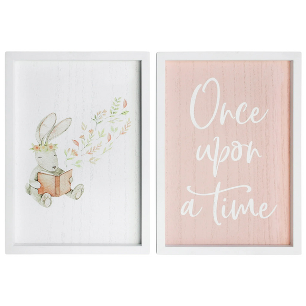 Picture Set of 2 once upon a time Frame