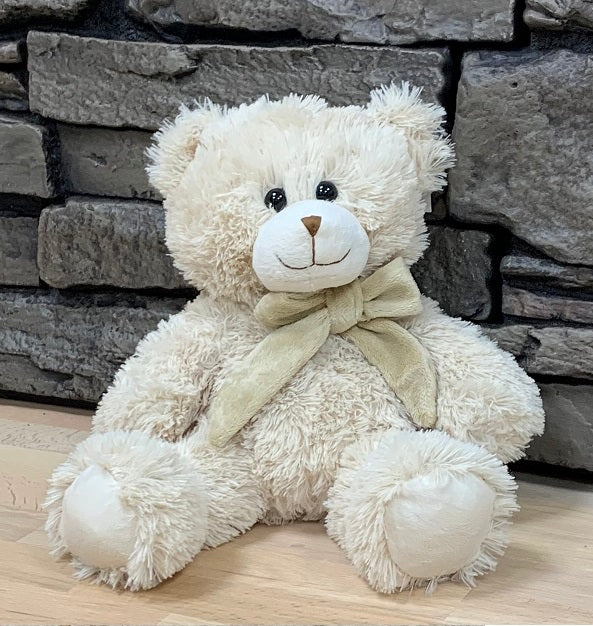 Teddy Bear with Beige Bow