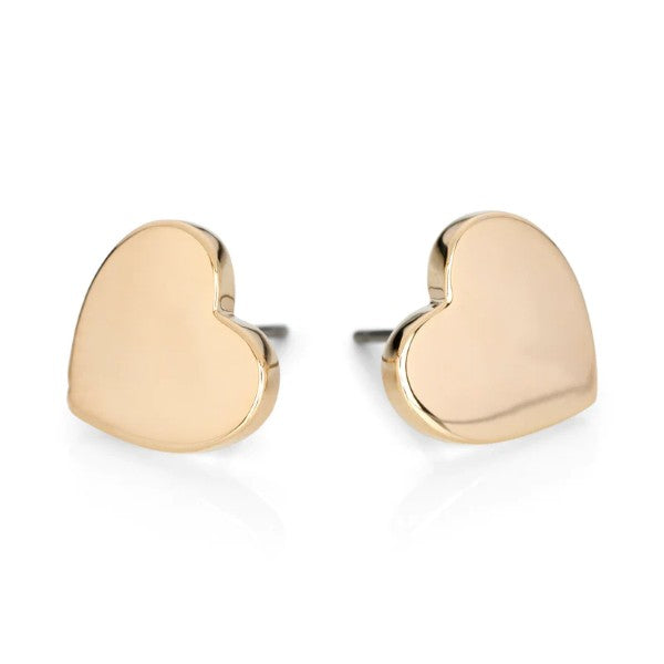 FINE - GOLD HEART EARRING**