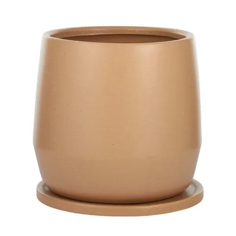 PITOT CERAMIC POT WITH SAUCER