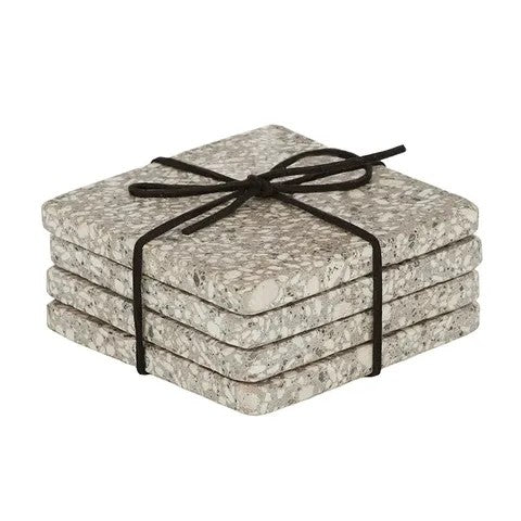 Terrazzo Grey Coasters (set4)