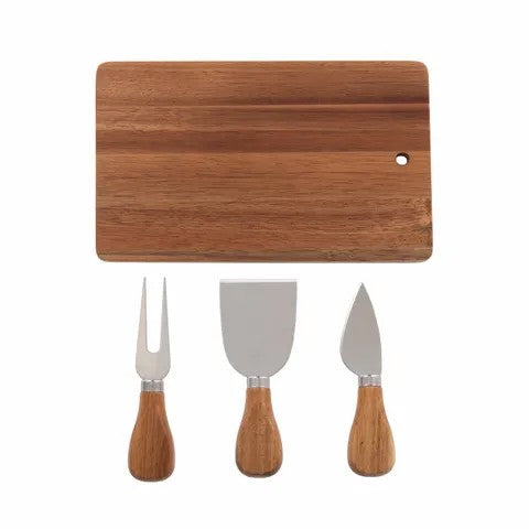 CHEESE BOARD SET WITH 3 KNIVES