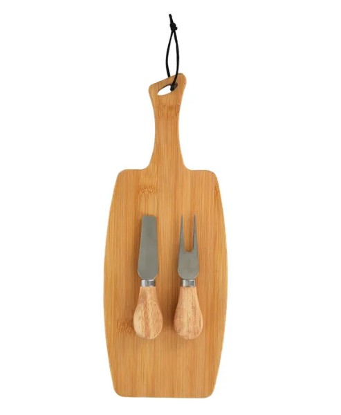 BALA BAMBOO CHEESE BOARD WITH KNIVES