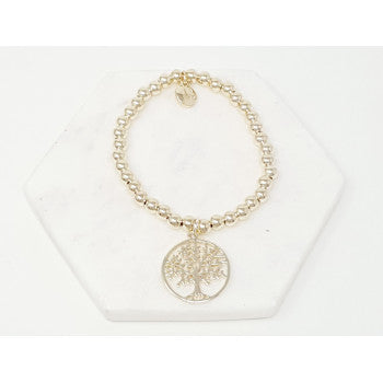 Gold Tree Of Life Bracelet