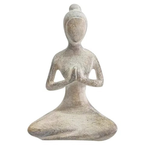 Yogi Lady Resin Sculpture