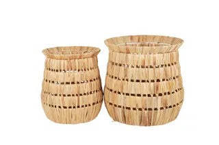 Myla Wicker Hyacinth Basket