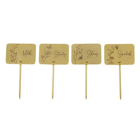 Printemps Cheese Markers Set of 4