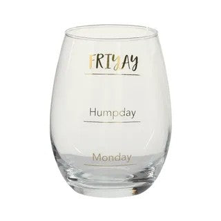 NOVELTY GLASS TUMBLER (GIFT BOX) FRIYAY