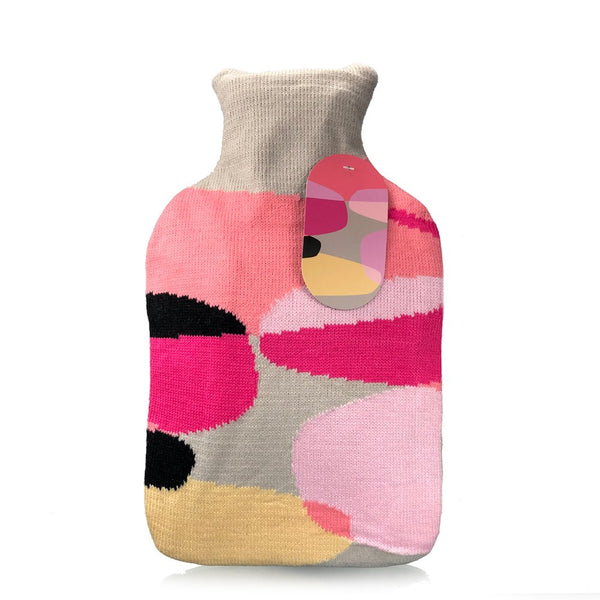 HOT WATER BOTTLE WITH COVER 2L