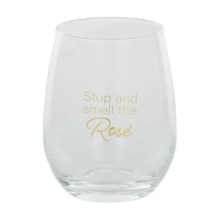 Novelty Glass Tumbler *Rose