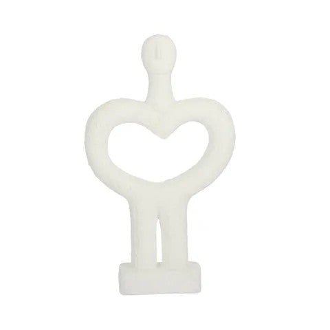 RESIN SCULPTURE WHITE