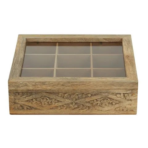 Mango Wood Tea Box