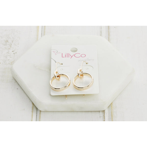 2 RING EARRING